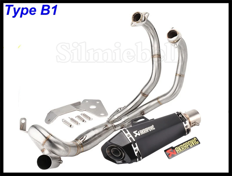 Akrapovic глушитель выхлопной системы мотоцикла для Yamaha MT07 MT 07 FZ07 FZ XSR700 без шнуровки
