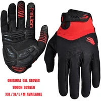 original gel touch screen bicycle gloves full finger mtb mountain bike gloves longfinger downhill bike cycling gloves