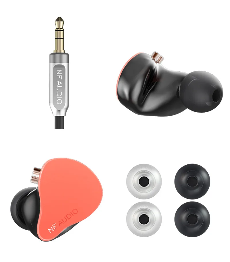 Nfaudio NF2u 2BA уравновешенного якоря Hi-Fi наушники-вкладыши IEM 0,78 мм поршневой палец со съемным кабелем P1 F1 kxxs KING PRO № 3 T3 F3