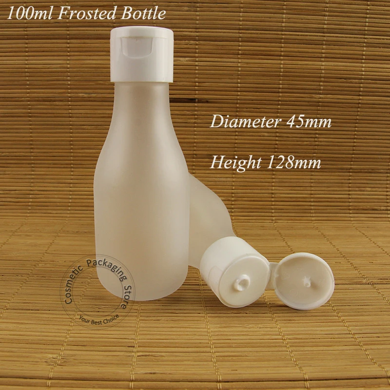 30 шт./лот рекламная акция 100 мл пластиковая бутылка для лосьона пустой женский