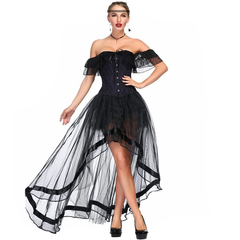 Зеленое готическое платье|Бюстье и корсеты| |