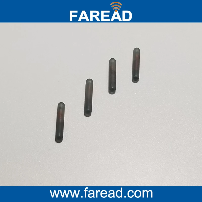 X100pcs RFID стеклянная трубка чип 1 4*8 мм 125 кГц LF микротранспондер EM4100/EM4102/EM4200|rfid glass|glass