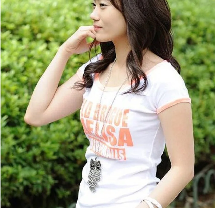 Lovely Cute Bright Beautiful Owl Alloy Pendant Neckalce and Vintage Women Choker Jewelry Hot Selling Pendants | Украшения и