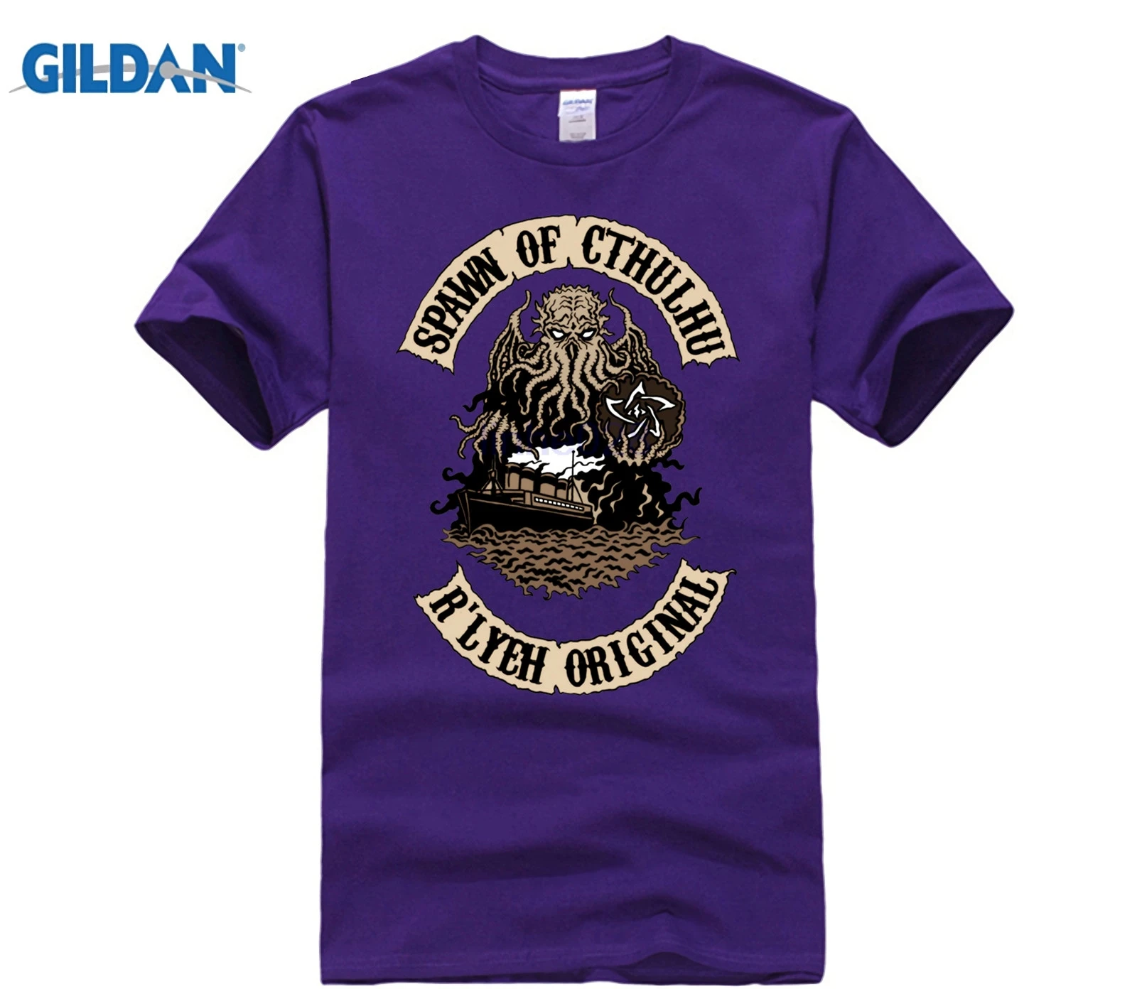 GILDAN spawn of cthulhu rlyeh original | Мужская одежда