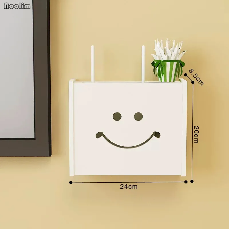 Настенный простой белый беспроводной Wi-Fi в скандинавском стиле коробка