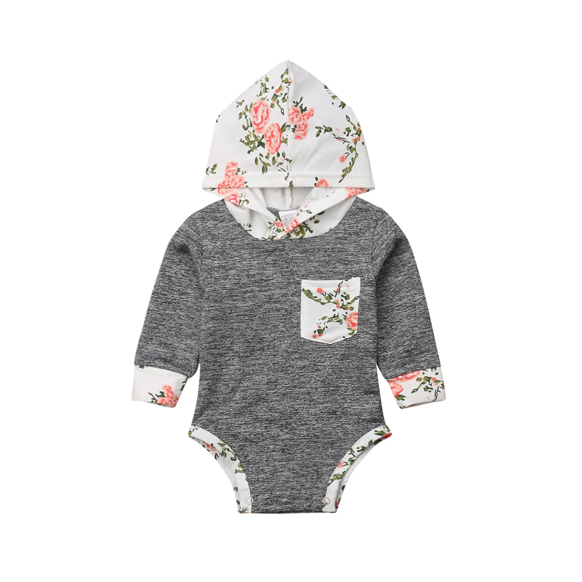 Модный детский комбинезон с капюшоном для маленьких мальчиков и девочек