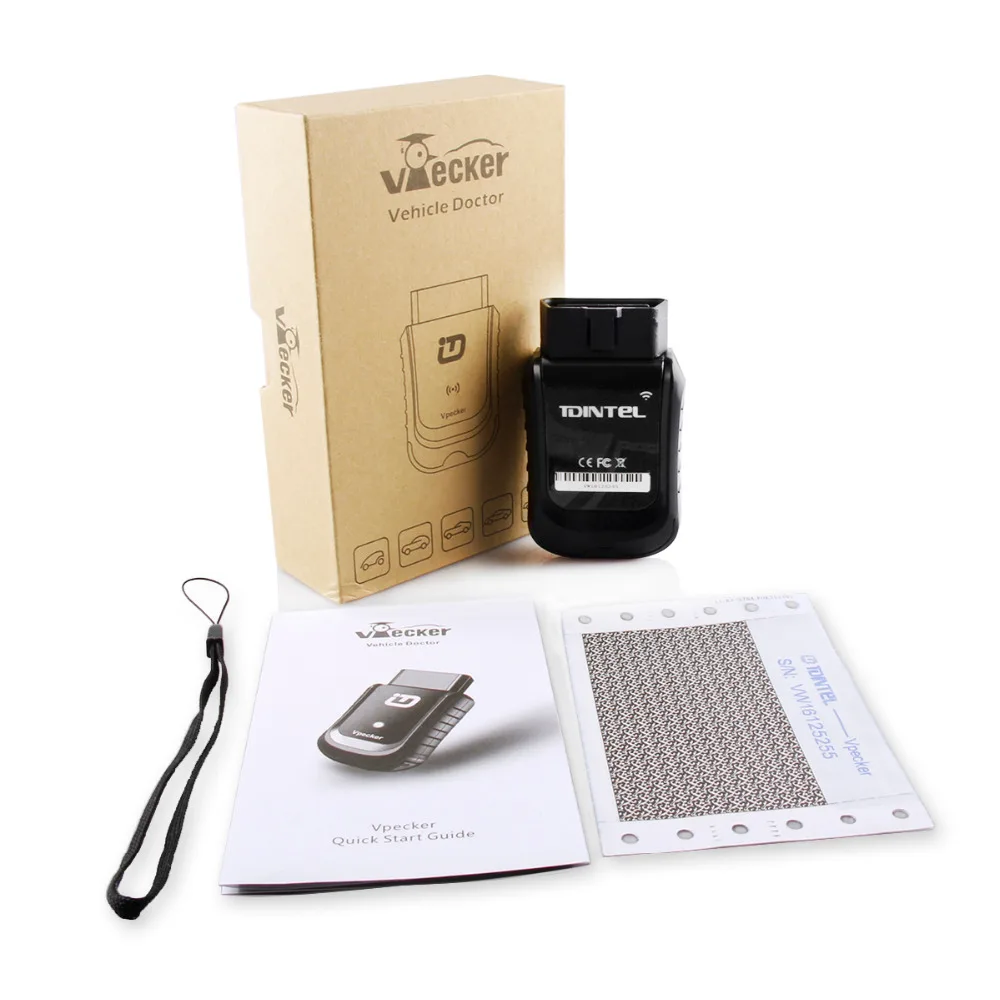 Новейший V11.1 Vpecker wifi OBD2 Авто адаптер автомобильного диагностического инструмента