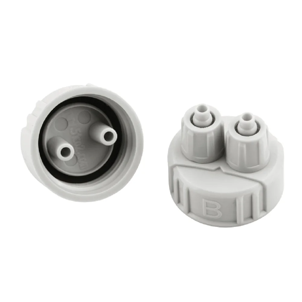 2Pcs of Caps 2 шт. DIY CO2 система генератора комплект Pro трубка клапан манометр бутылка крышка аквариума воздушный диффузор инструмент живое растение для аквариума часть - Цвет: 2Pcs of Caps
