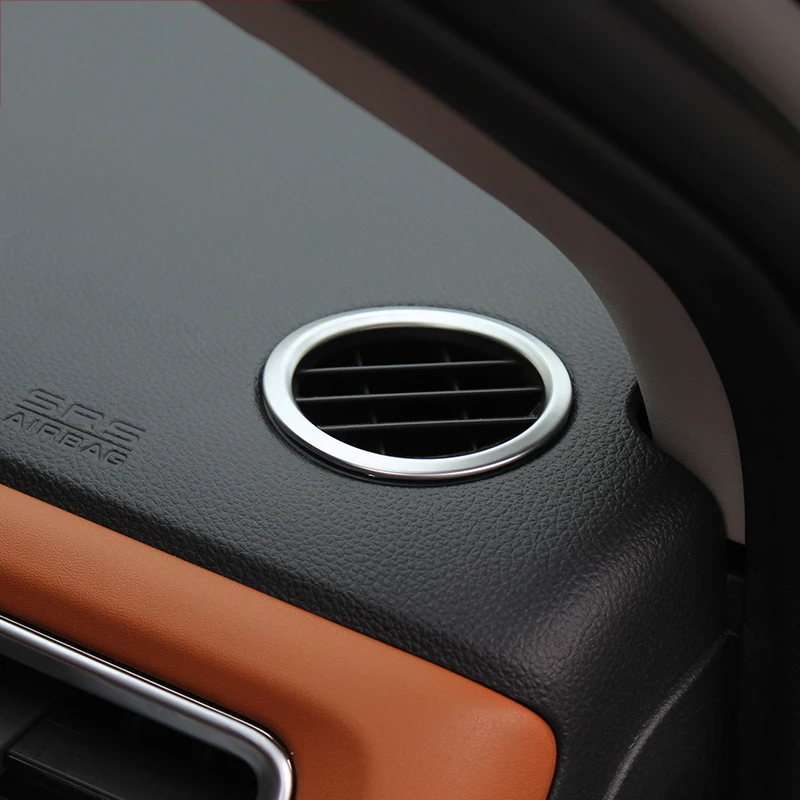 Хромированная Внутренняя крышка приборной панели автомобиля рамка с обшивкой и