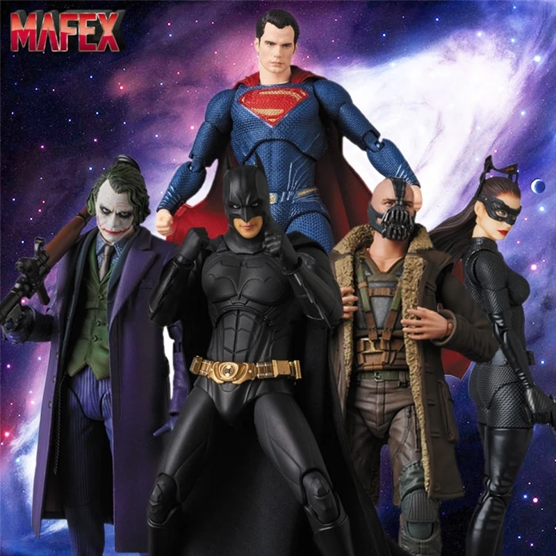 DC Бэтмен Супермен Гатто Donna Джокер Wonder Woman Figura Медиком игрушки коллекция MAFEX Modello