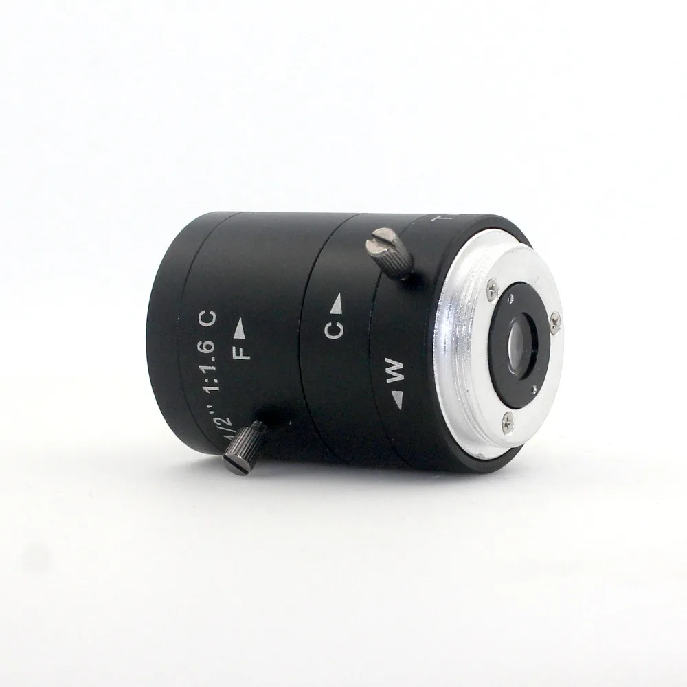 6 12 мм объектив C Mount Mega Pixel HD промышленный вариофокальный ручной Радужный CCTV для