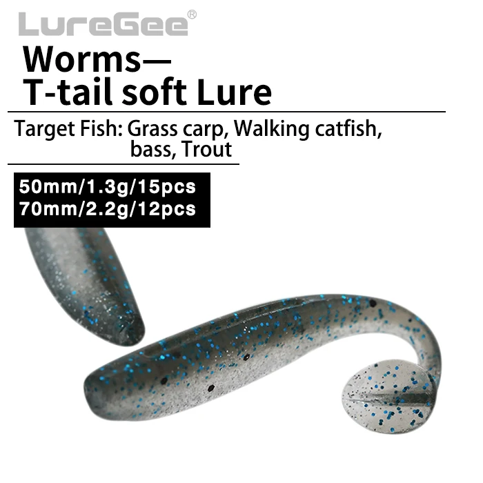 50mm LureGee Wobbler Fishing Lure Easy Shiner Jig Swimbait Artificial Double Color Silicone Soft Bait for Carp Bass Lures | Спорт и