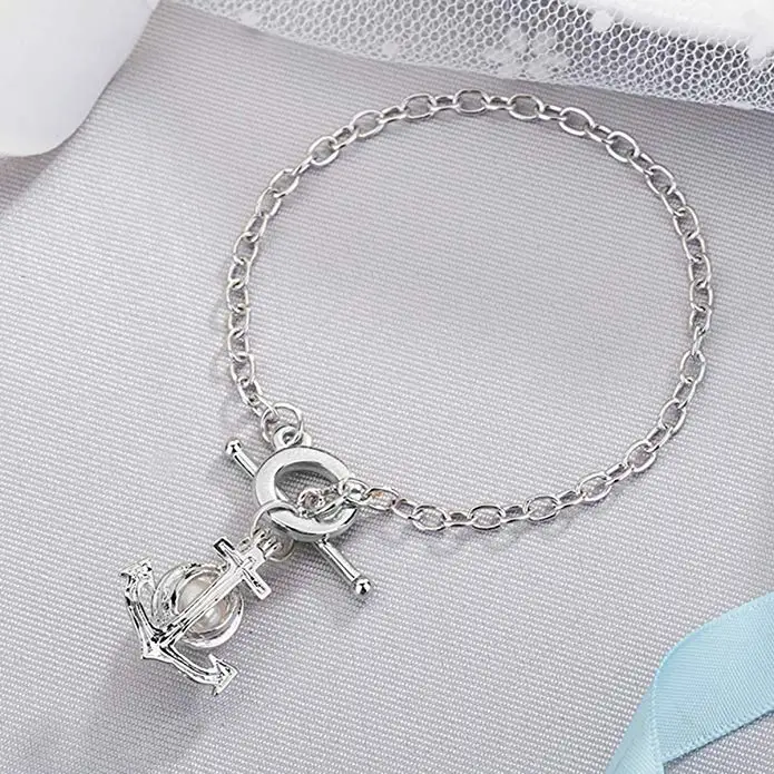 HENGSHENG Arrow Locket Cage Jewelry Set Pearl Oyster Pendant with 1 PC Real Oval in Charm | Украшения и аксессуары