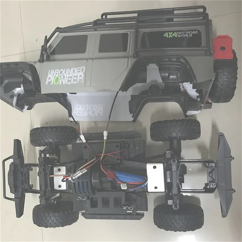 ZP1001 1/10 2,4G 4WD Rc автомобиль 2 батареи HB Toys пропорциональное управление ретро автомобиль w/светодиодный светильник RTR модель дистанционного управления детские игрушки
