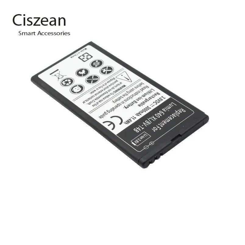 Ciszean 2x 3000mAh BV-T4B BVT4B Replacement Battery + Charger For Microsoft Nokia Lumia 640XL RM-1062 RM-1063 RM-1064 batteries | Мобильные