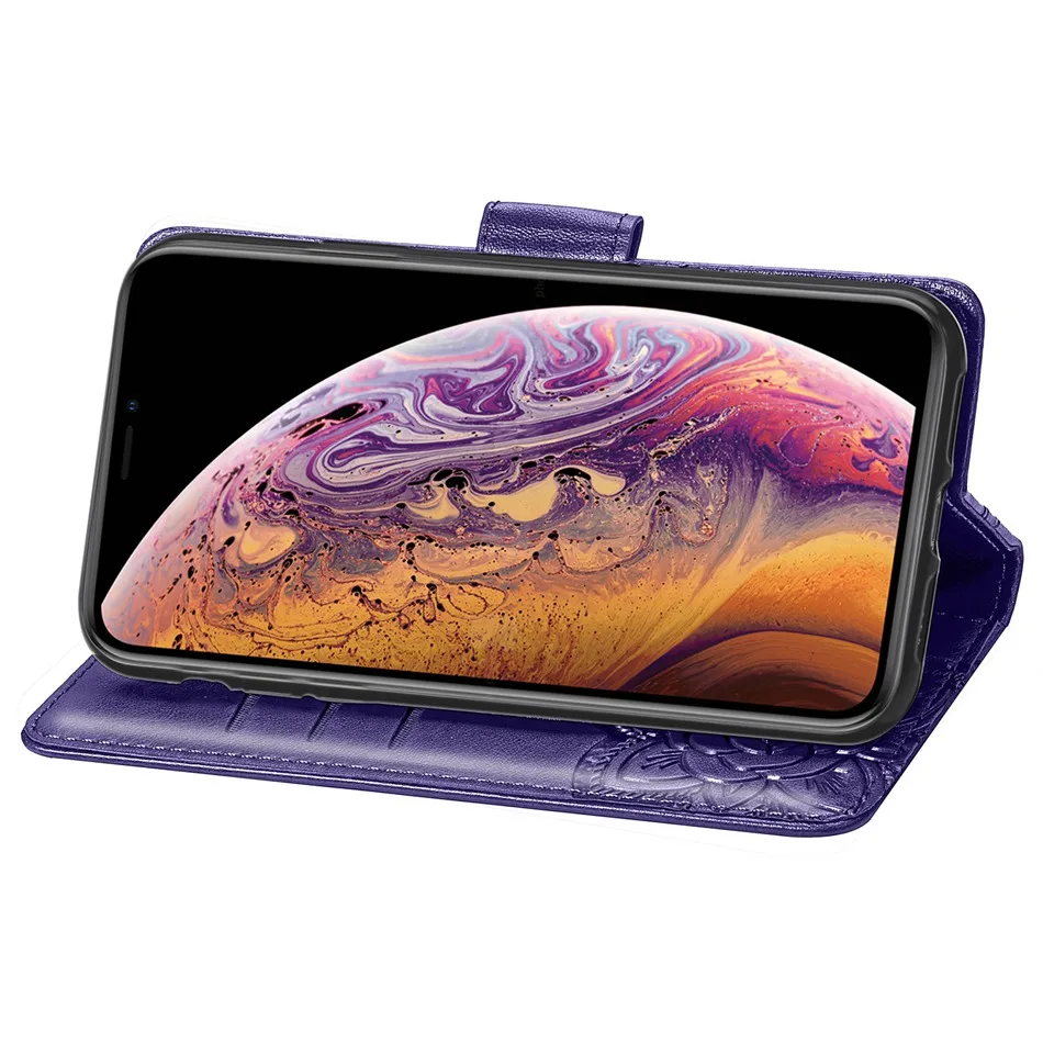 Кожаный чехол-книжка для iPhone 11 Pro XS MAX XR X 8 7 6 6S Plus чехол-накладка чехол для телефона s для iPhone 8 Plus 11 Pro Max