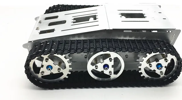 4WD металлический Танк умный гусеничный робот шасси игрушечный автомобиль для DIY RC роботизированные транспортные средства запасные части F22503 4WD металлический Танк умный гусеничный робот шасси игрушечный автомобиль для DIY RC роботизированные транспортные средства запасные части F22503