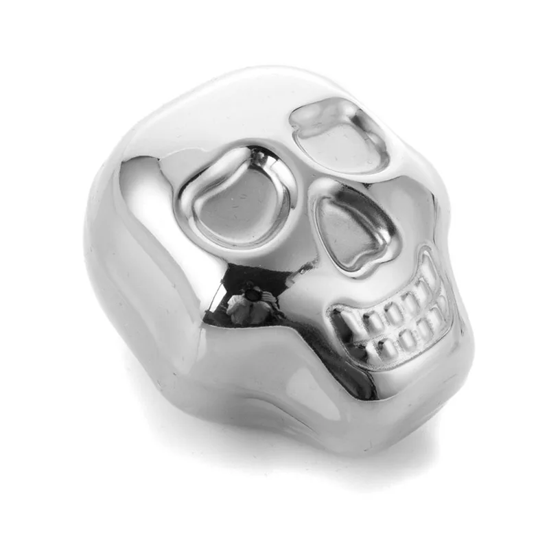 4 шт./лот Творческий ckeleton виски Нержавеющая сталь Камни охладителя для пивной бар