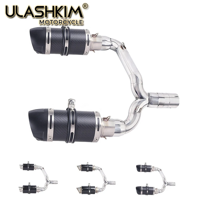 Полный глушитель выхлопной трубы мотоцикла Escape System Slip On для suzuki GSR400 GSR600 BK400 BK600 GSR BK
