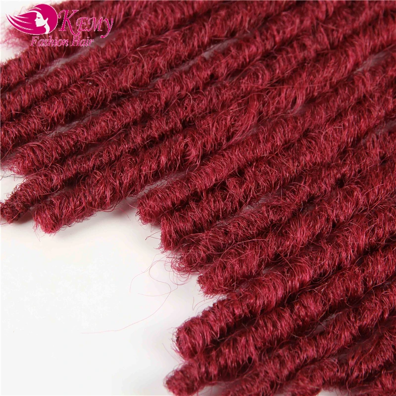 Synthetic Dreadlock Extensions Braids 20 Roots/pack 2X Havana Mambo Twist Crochet Hair inches #BURG Dread Faux Locs |