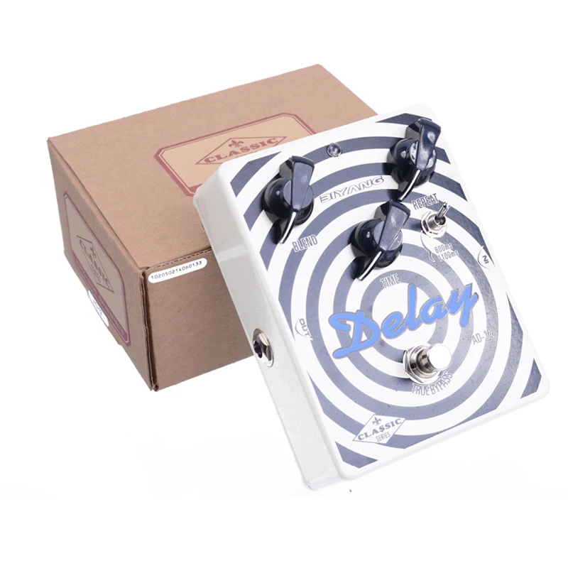 

Biyang AD-12 Electric Guitar Pedal True Bypass Digital Delay Effect Pedal Custom Controls Blend Time Repeat Guitarra Pedal