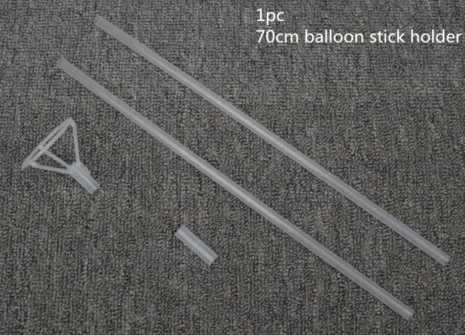 70cm balloon stick Многоразовые светящиеся светодиодные 1" Воздушные шары прозрачные круглые декоративные пузырьки Свадебные Lobos Cumpleanos Infantiles День Рождения Декор - Цвет: 70cm balloon stick