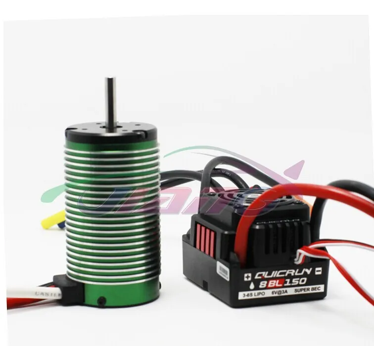 Hobbywing Quicrun WP 8BL 150 бесщеточные контроллеры скорости ESC + замок 1515 1Y Двигатель kv2200