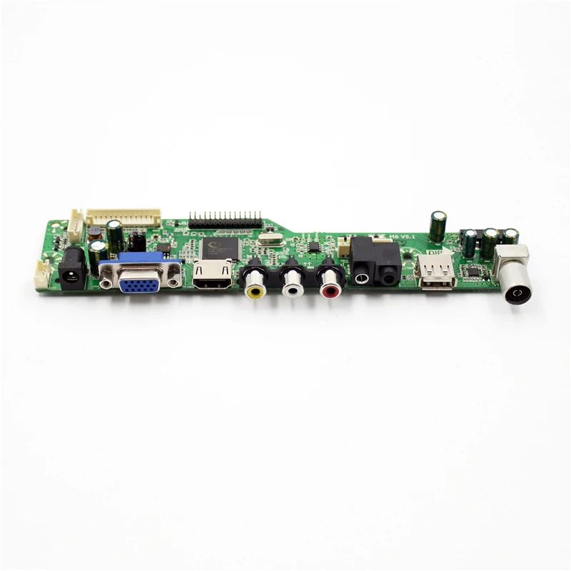 ЖК дисплей ТВ плата контроллера с AV VGA Аудио USB HDMI порт подключения типа c: