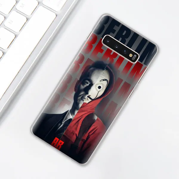 La Casa de papel чехол для телефона для samsung Galaxy S10e S10 плюс S7 S8 S9 Plus, Note 8, 9, 10, плюс S10 5G M20 M30 жесткий чехол Coque - Цвет: 007