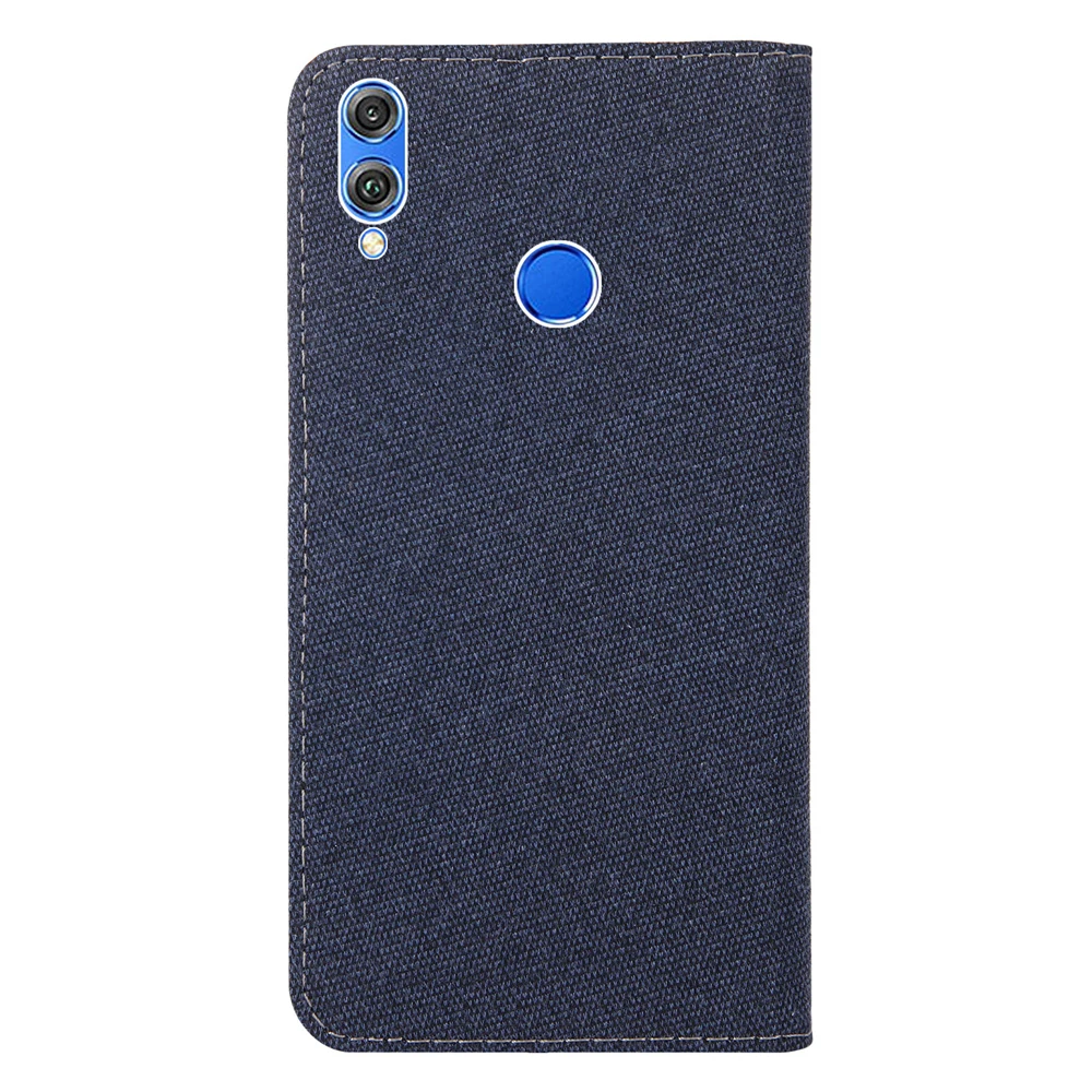 ZIHFONE Flip Huawei Honor 10 Lite case P Smart 2019 Cover Pudding Cute Holder Fundas Cloth Sleeve for 8C Case |