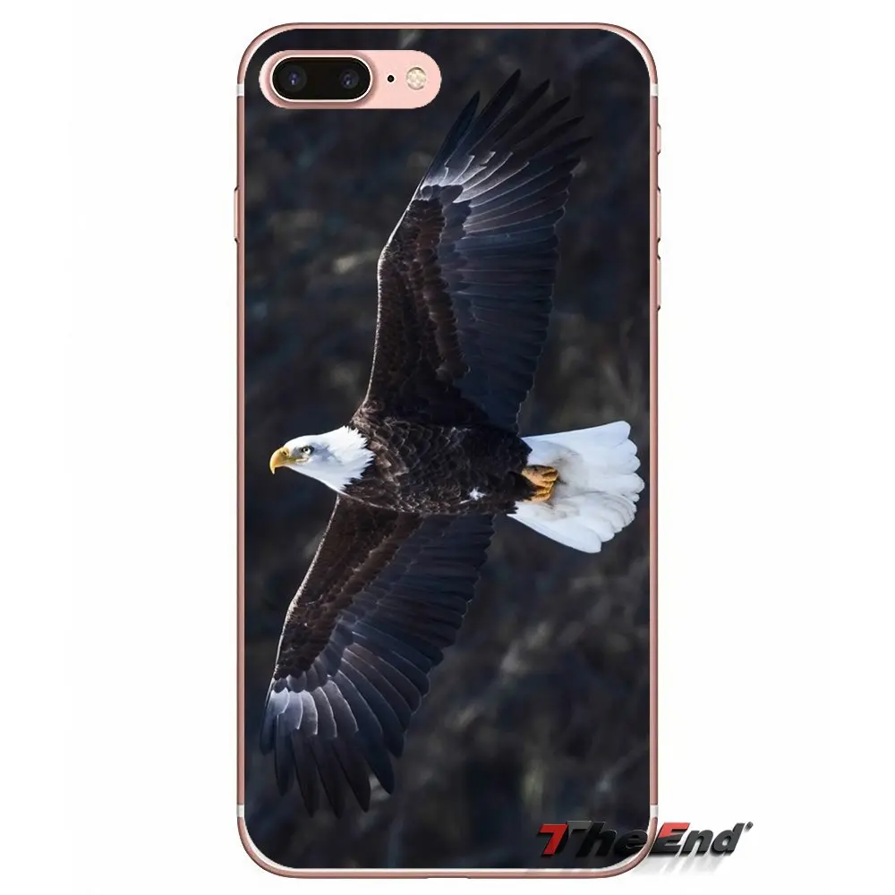 Чехлы для мобильных телефонов Bald eagle USA graphic iPhone X 4 4S 5 5S 5C SE 6 6S 7 8 Plus Samsung Galaxy J1 J3 J5 J7 A3