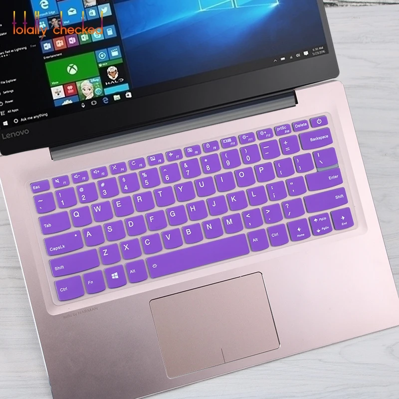 purple Для lenovo ideapad 320 S 15 320S-15IKB 15 ''15,6''/720 s 14 V330 V330-14IKB ноутбук силиконовая клавиатура защитная накладка для телефона - Цвет: purple