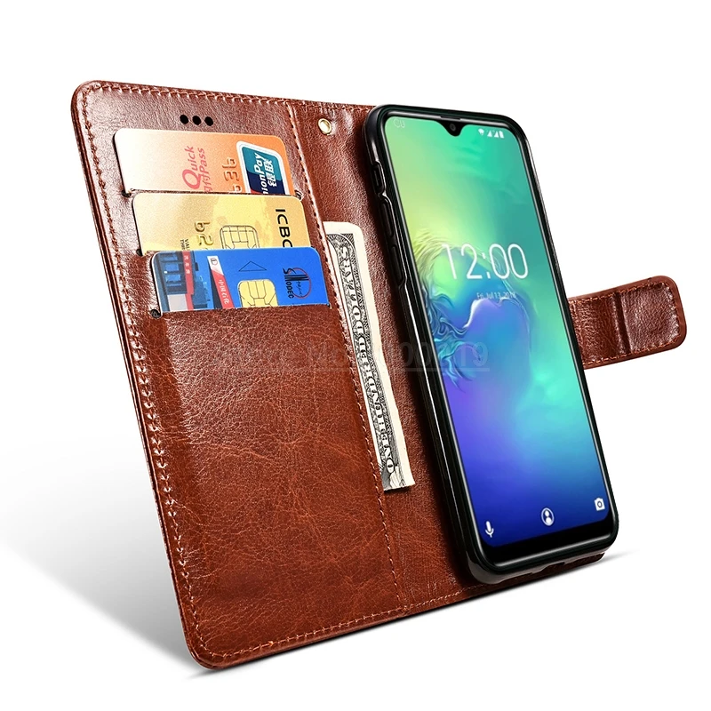 Чехол C15 Pro в деловом стиле из искусственной кожи, откидная крышка для Oukitel C15/C13 Pro, чехол, кошелек, карман для карт, подставка, чехлы для телефонов