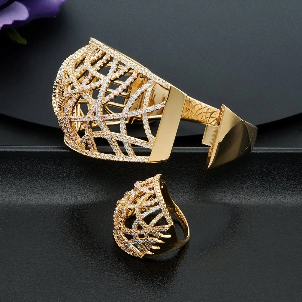 Женский браслет с кристаллами ModemAngel роскошный на запястье фианитом и