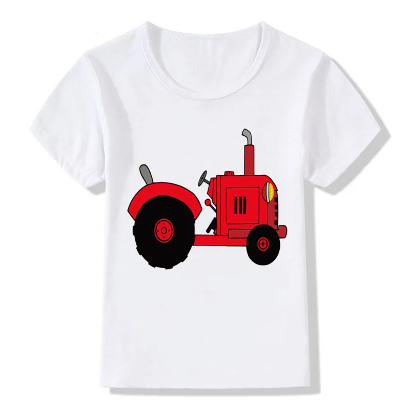 Детские Забавные футболки с изображением коровы для вождения летняя футболка