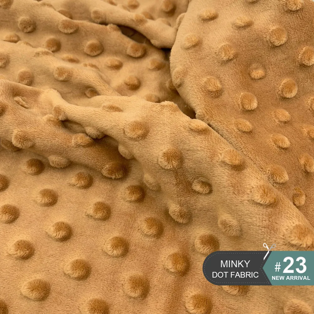 6 шт./лот 45x45 см супер мягкая ткань в мелкий горошек для ручного шитья детское