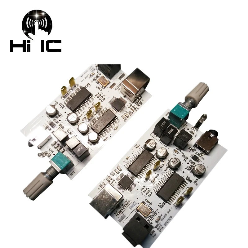 CM108 + двойной TDA1305T USB DAC Amp декодер звуковой карты от IIS/I2S до 3 5 мм оптический