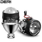 Подходит для модификации Автомобильных Фар H4 H7 Мини HID H1 2,5 дюйма биксеноновый прожектор линзы фары используют проектор лампы H1 farol