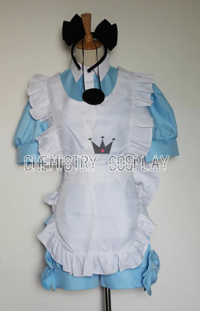 Kuroshitsuji Black Butler Alice Ciel Phantomhive Alois Trancy Maid Clothes with socks Cosplay Costume |