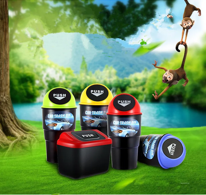 1 шт. хранение мусора в коробке органайзер для автомобиля Стайлинг Мини мусорное