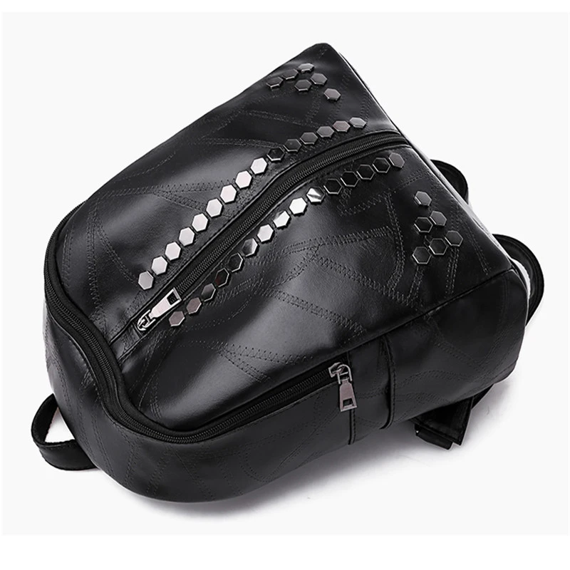 Женский рюкзак из лакированной кожи роскошная сумка искусственной для девочек