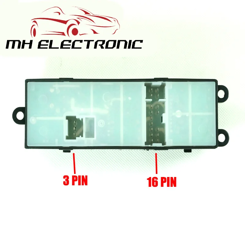 Переключатель управления главным стеклоподъемником MH Electronic для Nissan TIIDA 25401 1JY0A
