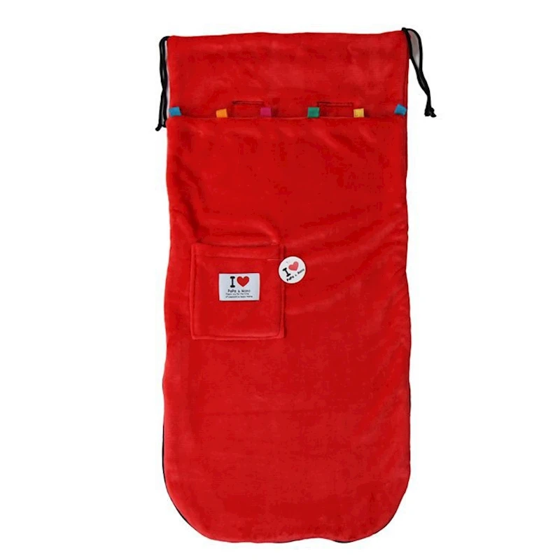 Однотонный теплый конверт MYUDI для детей флисовый спальный мешок новорожденных