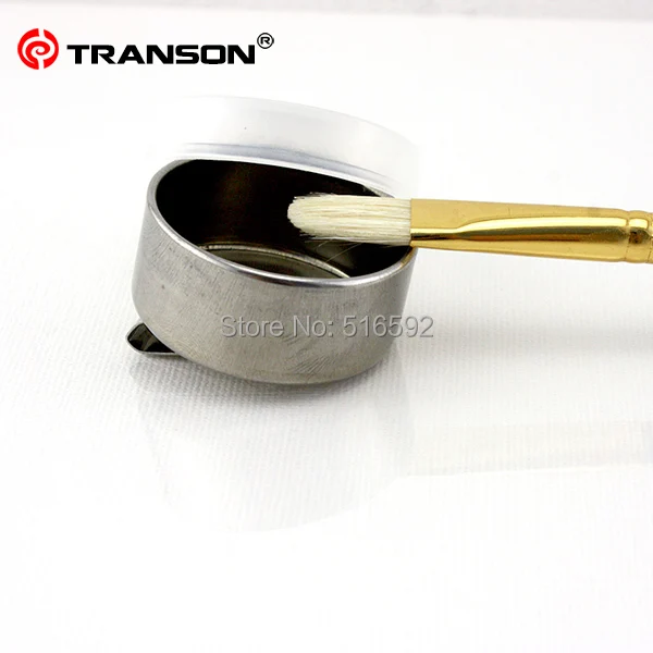 Transon307 Нержавеющая сталь двойной большой рот картина палитра чашка покраска