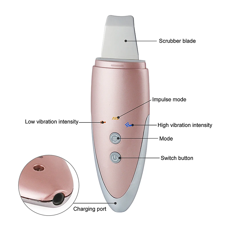 Ультразвуковое очищающее средство для лица анионное кожи удаление черных точек