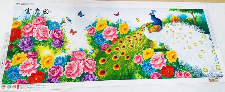 Новинка, Набор для вышивания, алмазная вышивка, вышивка крестиком, 113x50 см, цветок, стразы, мозаика, картина 5D, сделай сам, алмазная живопись