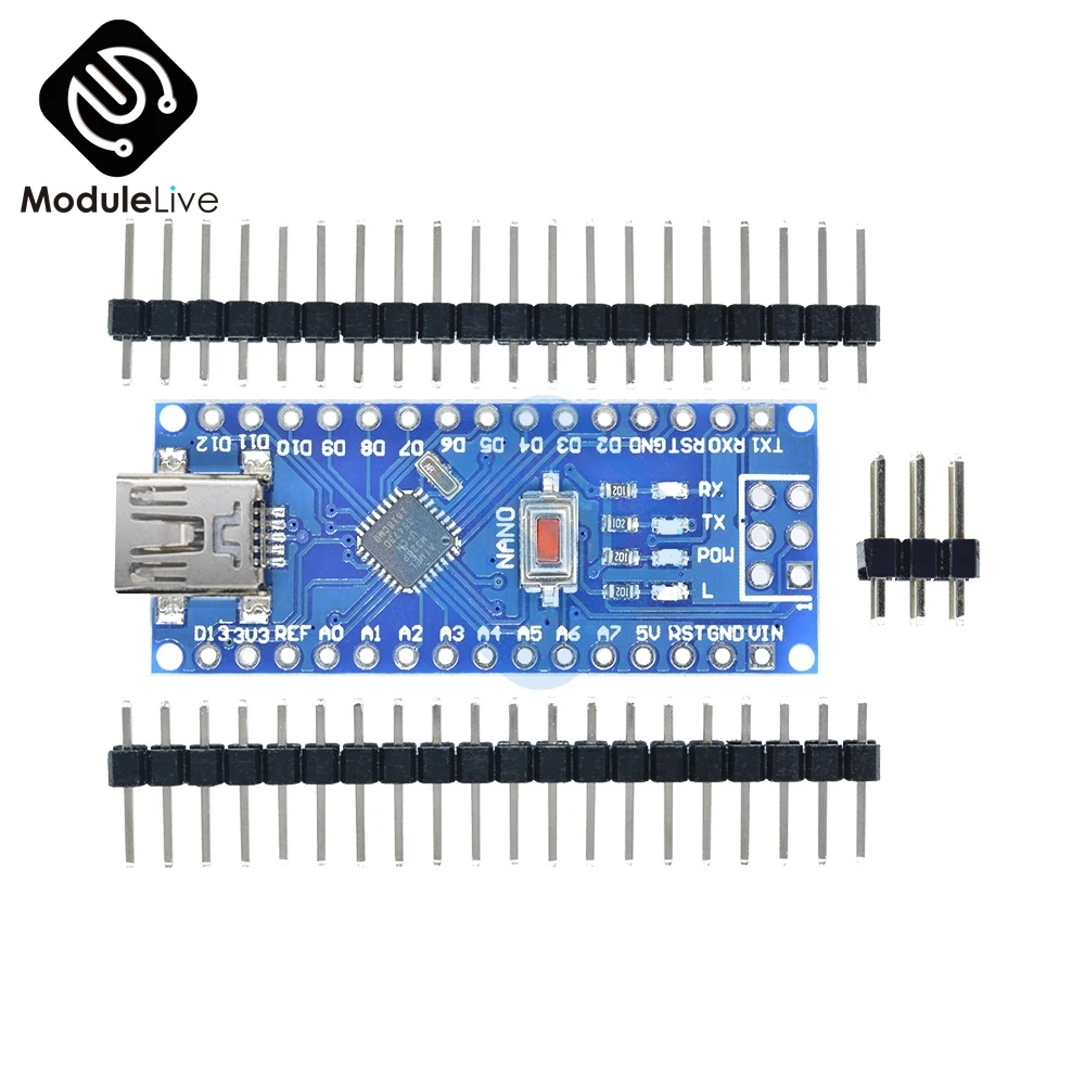 Мини USB CH340 Nano 3 0 Atmega328P atmega328 плата контроллера для Arduino MEGA328 V3.0 5V 16M модуль