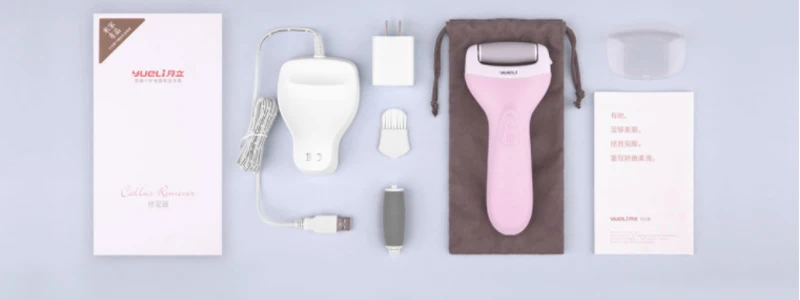 Xiaomi Yueli электрическая пилка для ног для удаления омертвевшей кожи перезаряжаемая Водонепроницаемая IPX7
