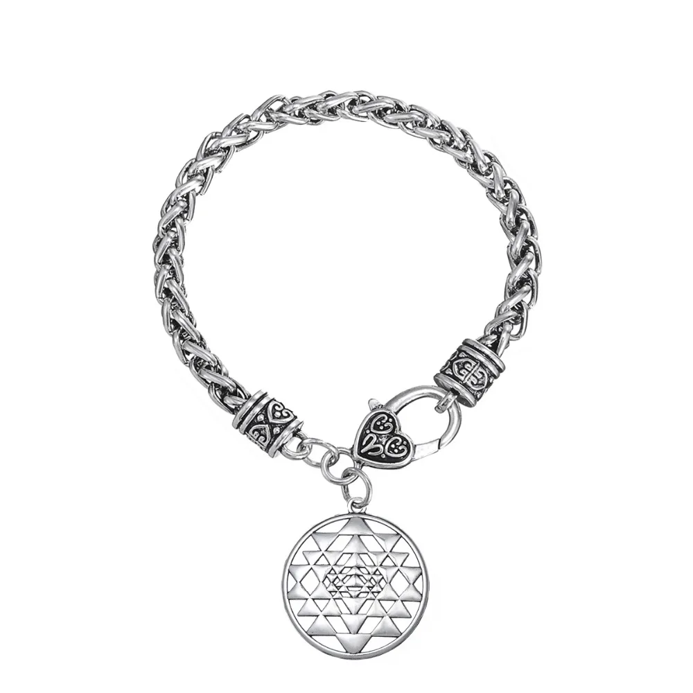 Браслет из мандалы давапара для мужчин с 3 м глазом индийская богиня Йога