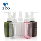 5 шт.лот Бесплатная доставка 100 мл прозрачная цветная прямоугольная бутылка PETG диспенсер для масляного лосьона перезаправляемая бутылка для косметики